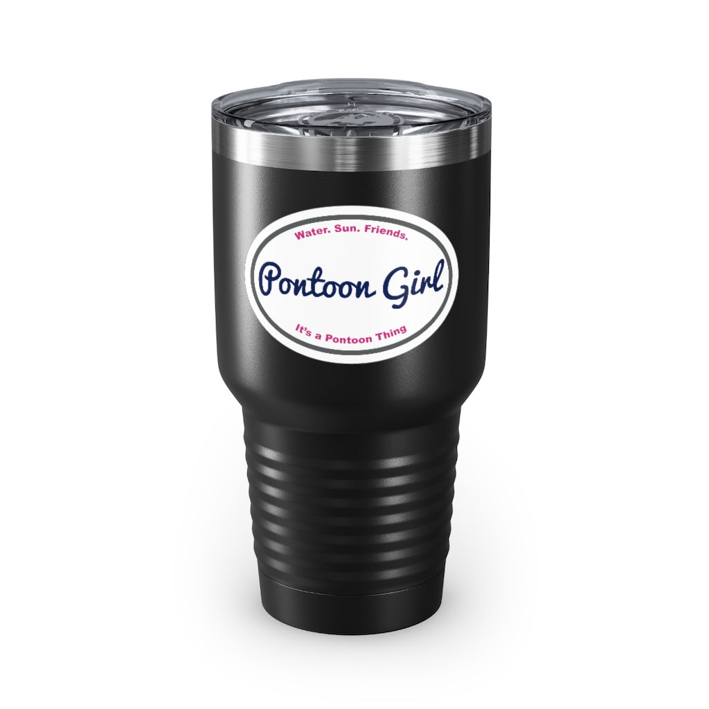 Classic Pontoon Girl - Ringneck Tumbler, 30oz