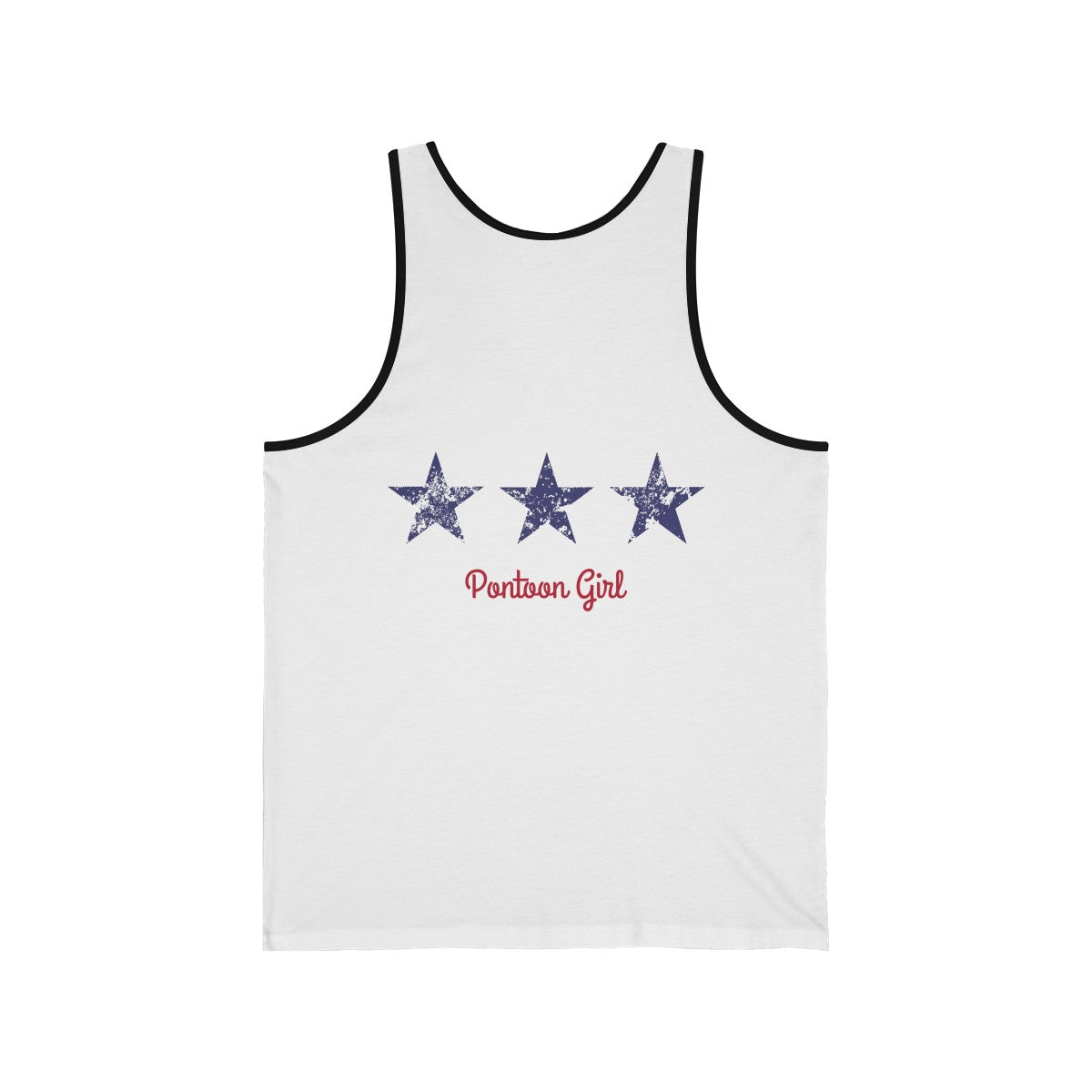 Tank Top - Contemporary Flag - Red White and Toon - TWO SIDED DESIGN