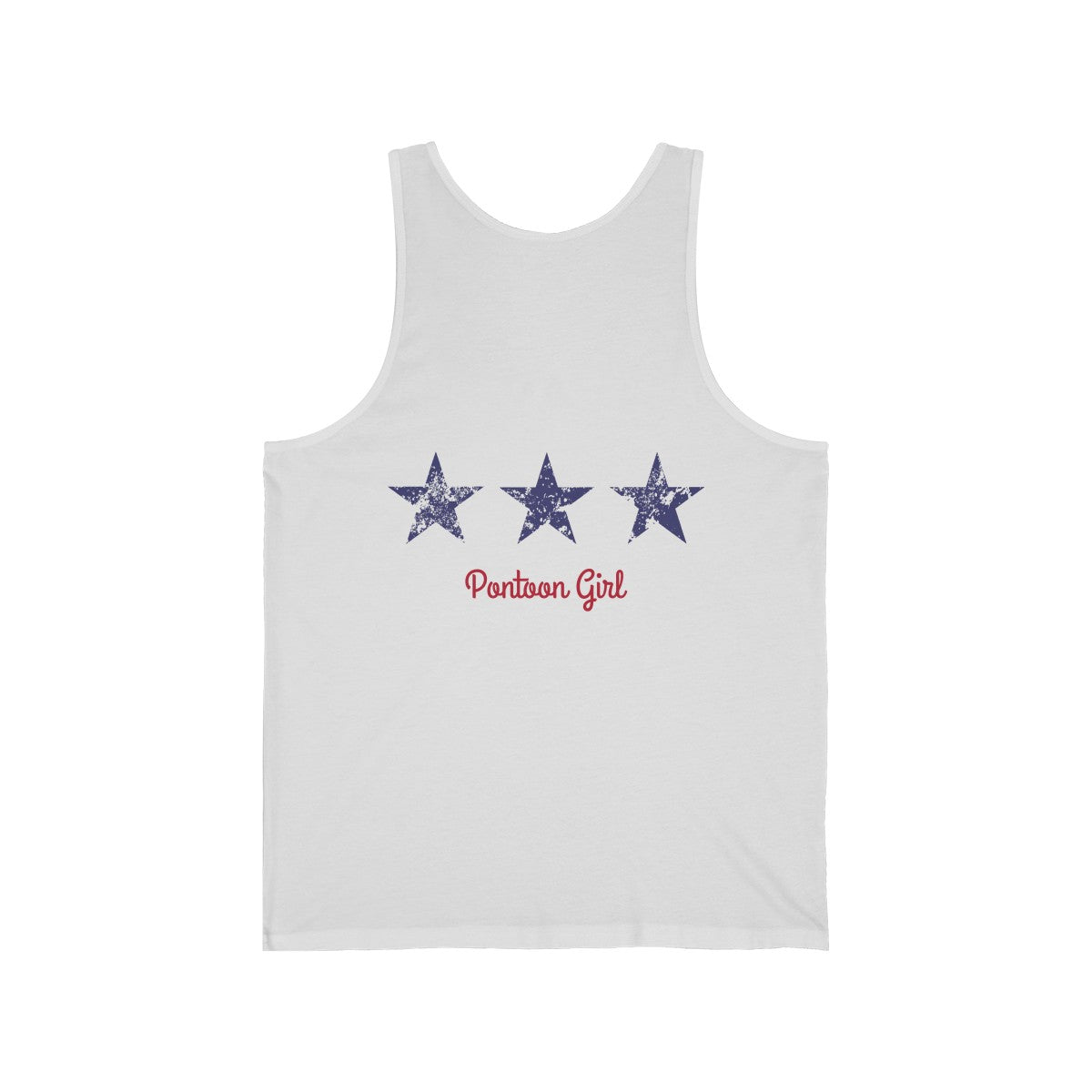 Tank Top - Contemporary Flag - Red White and Toon - TWO SIDED DESIGN