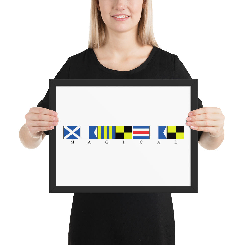 Pontoon Girl® - Nautical Code Flag - The Calming Seas - Magical