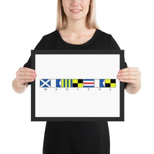 Pontoon Girl® - Nautical Code Flag - The Calming Seas - Magical