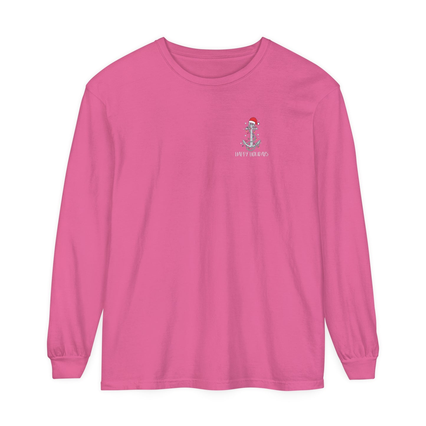 Copy of Lake Life™ Anchor Tree Unisex Garment-dyed Long Sleeve T-Shirt by Pontoon Girl®