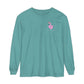 Lake Life™ Flamingo Tube Unisex Garment-dyed Long Sleeve T-Shirt by Pontoon Girl®