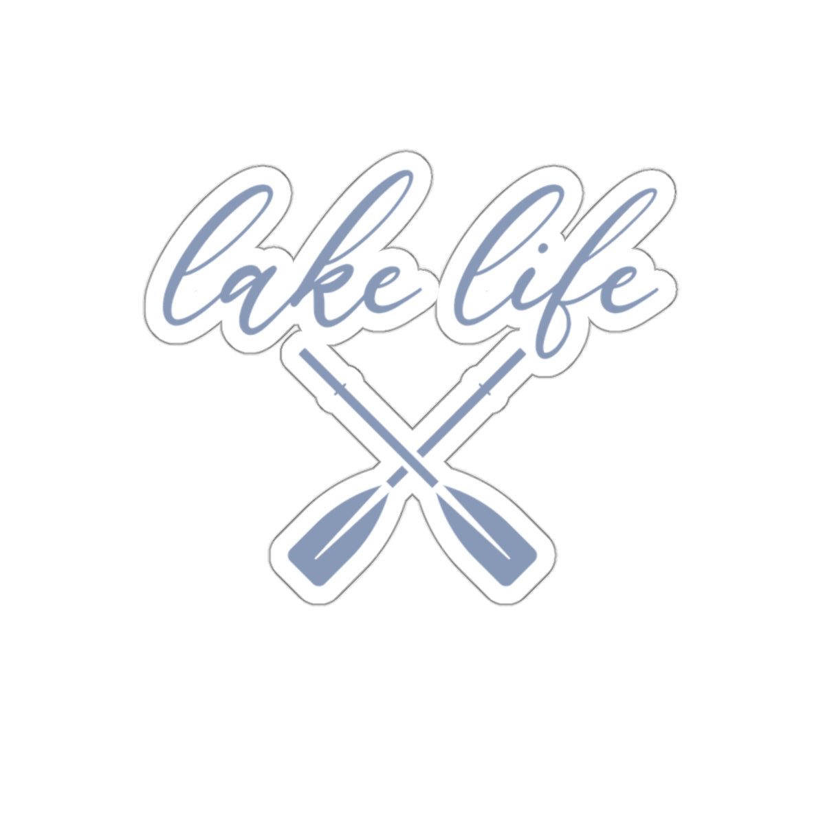 Lake Life Paddle Die-Cut Stickers by Pontoon Girl®