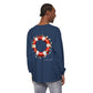 Lake Life™ Holiday Lights Life Ring Unisex Garment-dyed Long Sleeve T-Shirt by Pontoon Girl®