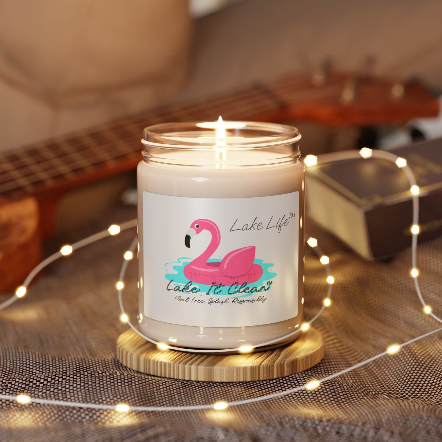 Lake It Clean™ Lake Life™ Scented Soy Candle - Clean Cotton