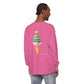 Lake Life™ Twisted Tree Cone Unisex Garment-dyed Long Sleeve T-Shirt by Pontoon Girl®