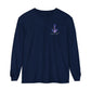 Lake Life™ Heart Anchor Garment-dyed Long Sleeve T-Shirt by Pontoon Girl®