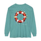 Lake Life™ Holiday Lights Life Ring Unisex Garment-dyed Long Sleeve T-Shirt by Pontoon Girl®