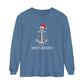 Holiday Anchor Shirt - Unisex Garment-dyed Long Sleeve T-Shirt by Pontoon Girl®