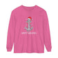 Holiday Anchor Shirt - Unisex Garment-dyed Long Sleeve T-Shirt by Pontoon Girl®