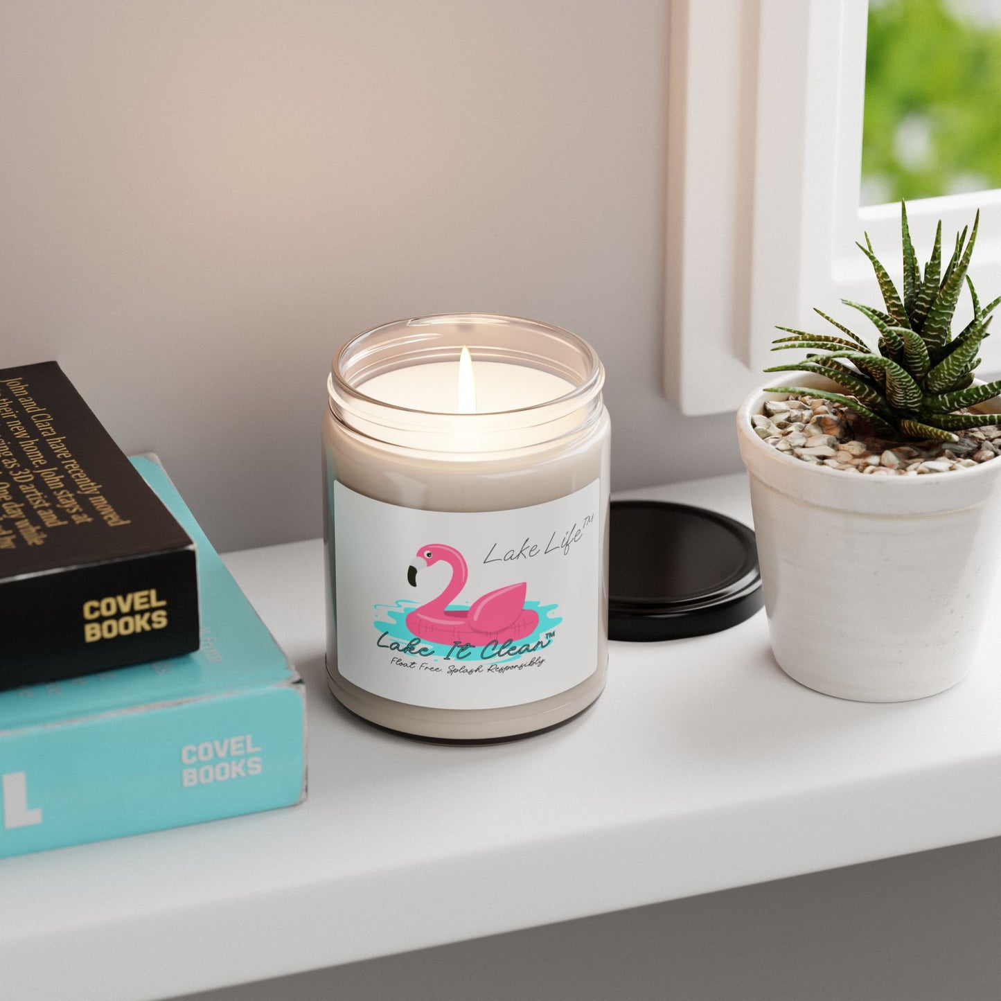 Lake It Clean™ Lake Life™ Scented Soy Candle - Clean Cotton