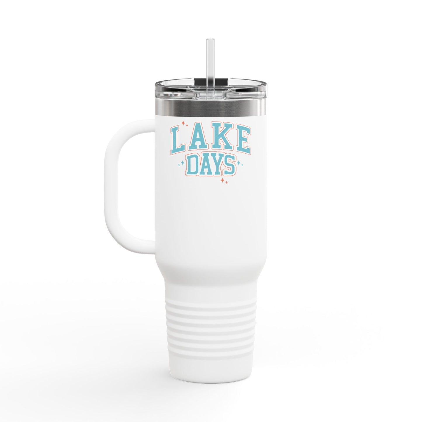 Lake Days Insulated Travel Mug, 40oz by Pontoon Girl®