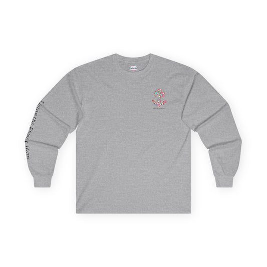 Sweet Anchor Living the River Life™ - Customizable - Long Sleeve Tee by Pontoon Girl® in Light Colors