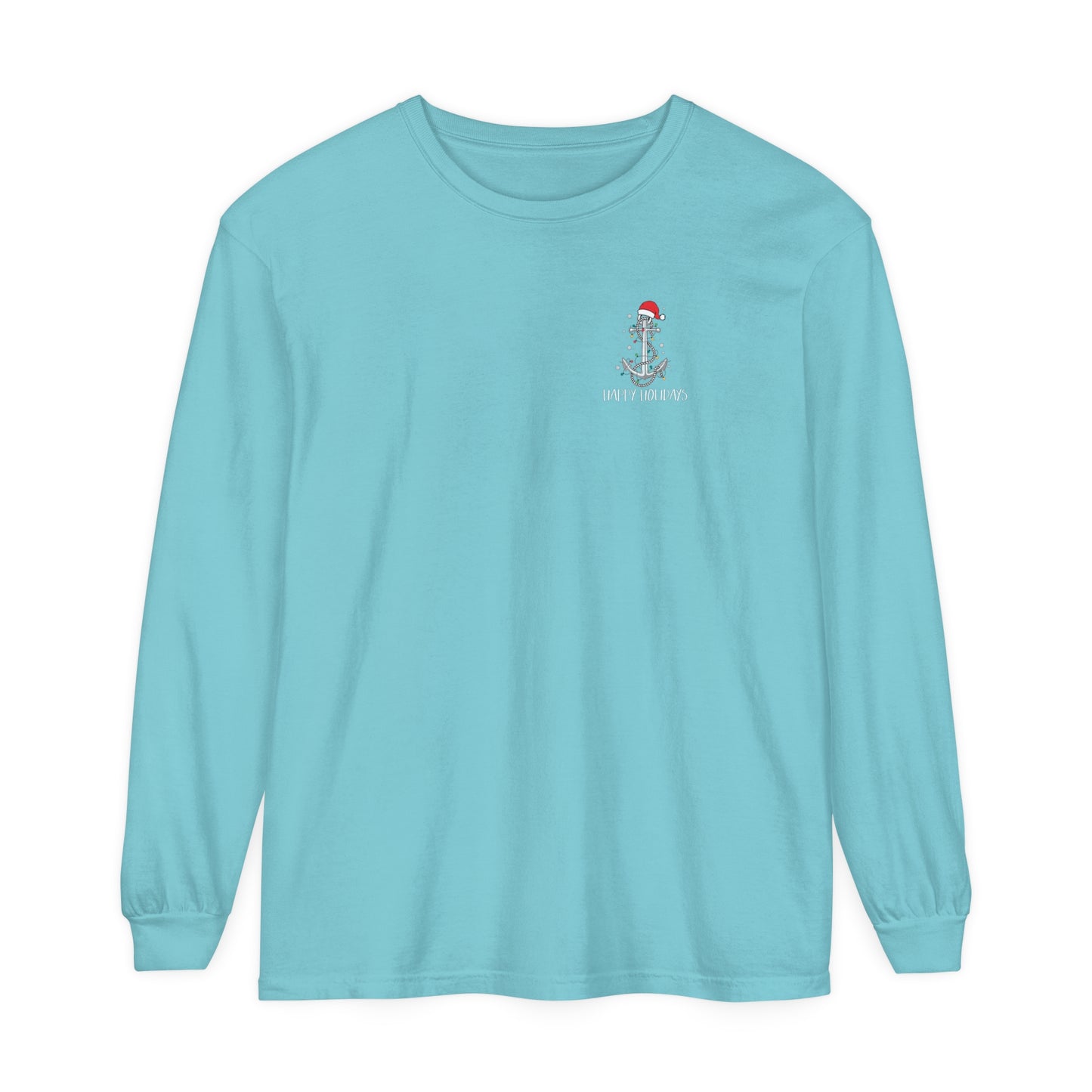 Copy of Lake Life™ Anchor Tree Unisex Garment-dyed Long Sleeve T-Shirt by Pontoon Girl®