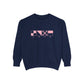 Love Nautical flag - Unisex Garment-Dyed Sweatshirt by Pontoon Girl