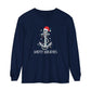 Holiday Anchor Shirt - Unisex Garment-dyed Long Sleeve T-Shirt by Pontoon Girl®