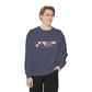 Love Nautical flag - Unisex Garment-Dyed Sweatshirt by Pontoon Girl