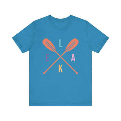 LAKE Paddle Unisex Jersey Short Sleeve Tee by Pontoon Girl®