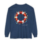 Lake Life™ Holiday Lights Life Ring Unisex Garment-dyed Long Sleeve T-Shirt by Pontoon Girl®