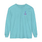 Lake Life™ Heart Anchor Garment-dyed Long Sleeve T-Shirt by Pontoon Girl®