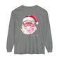 Lake Life™ Santa Love Unisex Garment-dyed Long Sleeve T-Shirt by Pontoon Girl®