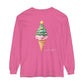 Lake Life™ Twisted Tree Cone Unisex Garment-dyed Long Sleeve T-Shirt by Pontoon Girl®