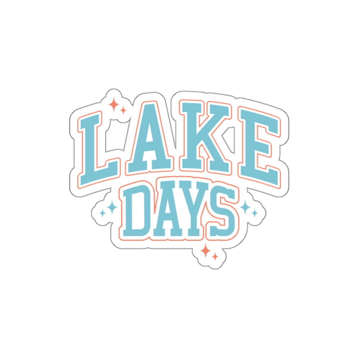 Lake Days Die-Cut Stickers by Pontoon Girl®