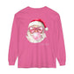 Lake Life™ Santa Love Unisex Garment-dyed Long Sleeve T-Shirt by Pontoon Girl®