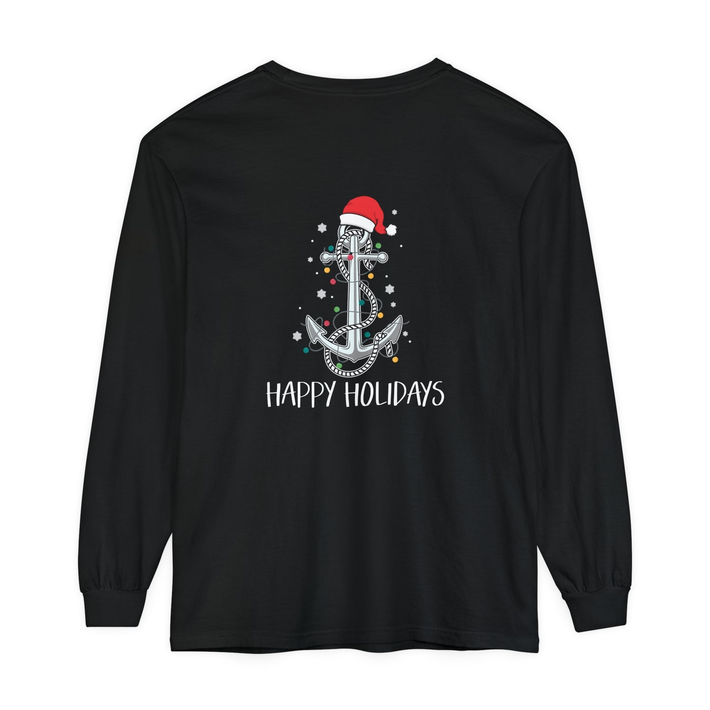 Copy of Lake Life™ Anchor Tree Unisex Garment-dyed Long Sleeve T-Shirt by Pontoon Girl®