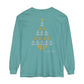 Lake Life™ Anchor Tree Unisex Garment-dyed Long Sleeve T-Shirt by Pontoon Girl®