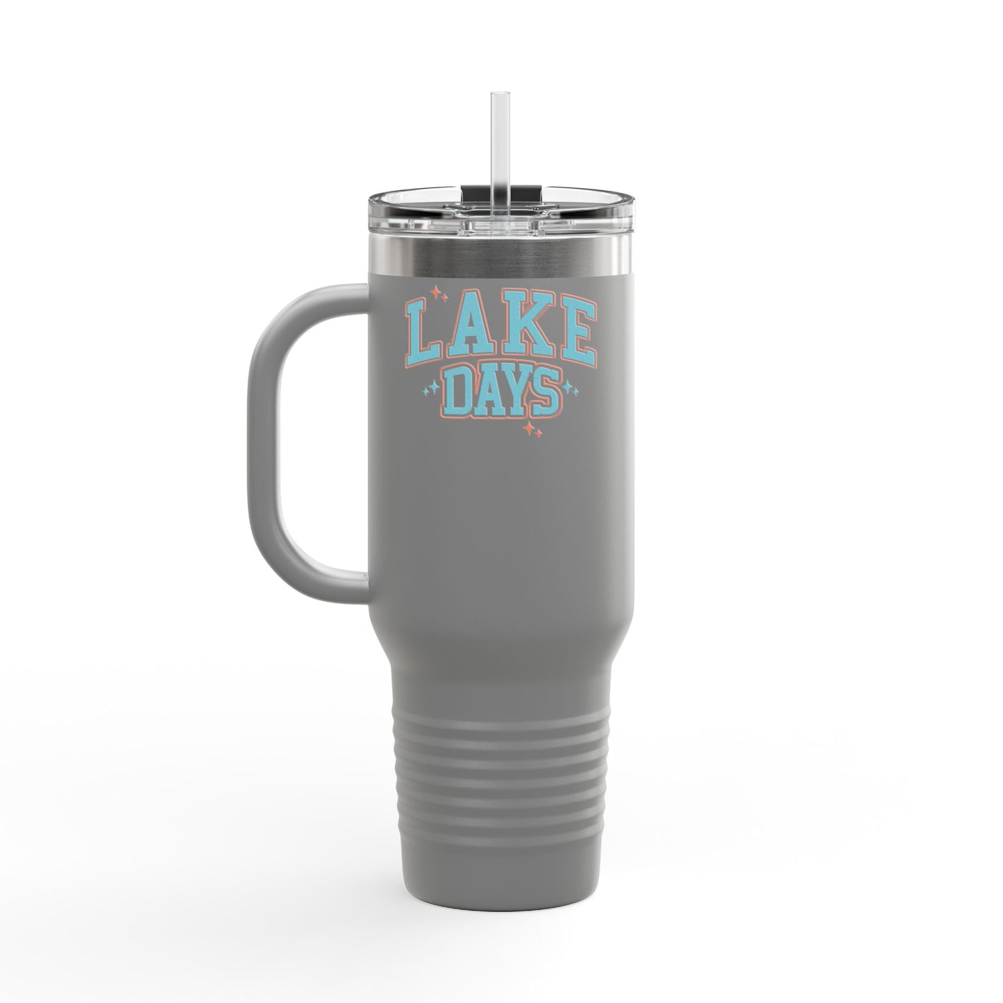 Lake Days Insulated Travel Mug, 40oz by Pontoon Girl®