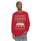 Ugly Pontoon Christmas Shirt - Unisex Garment-dyed Long Sleeve T-Shirt by Pontoon Girl®