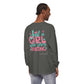 Lake Life™ Just a Girl Who Loves Boating Unisex Garment-dyed Long Sleeve T-Shirt by Pontoon Girl®