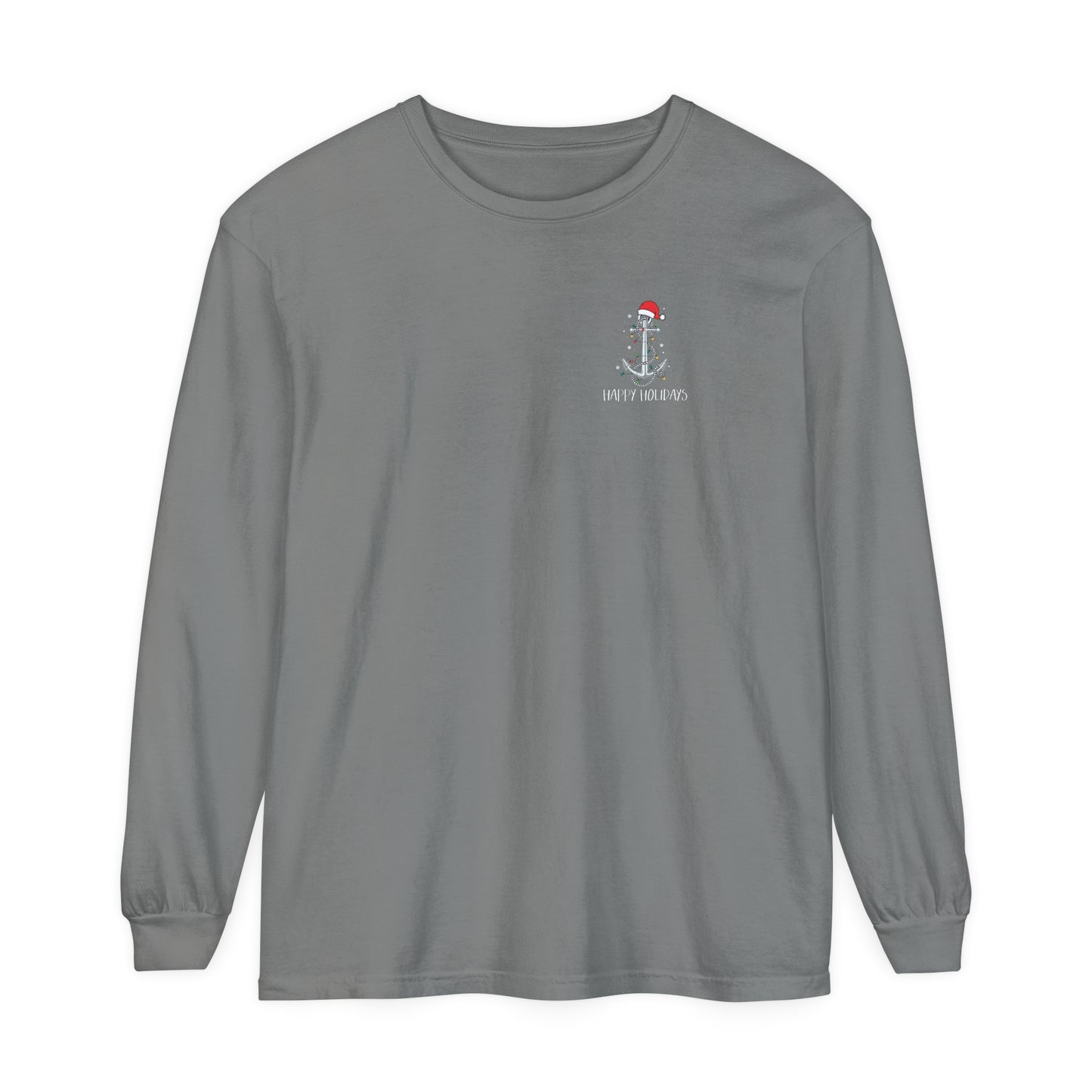 Copy of Lake Life™ Anchor Tree Unisex Garment-dyed Long Sleeve T-Shirt by Pontoon Girl®