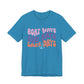 Boat Waves Sun Rays Lake Days Unisex Jersey Short Sleeve Tee by Pontoon Girl®