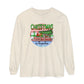 Christmas on the Pontoon - Unisex Garment-dyed Long Sleeve T-Shirt by Pontoon Girl®