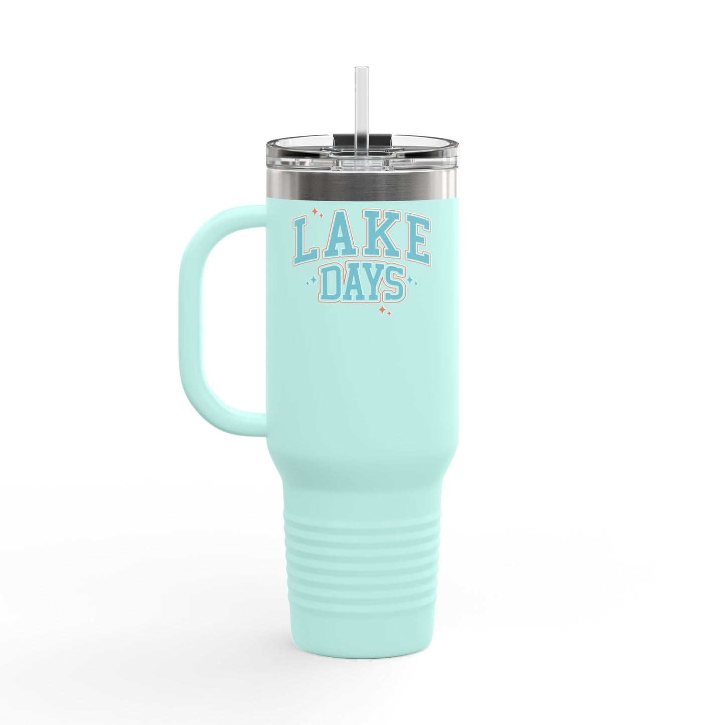 Lake Days Insulated Travel Mug, 40oz by Pontoon Girl®