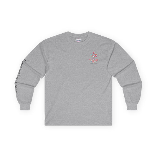 Sweet Anchor Living the Lake Life™ - Customizable - Long Sleeve Tee by Pontoon Girl® in Light Colors
