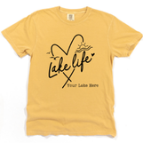 Lake Life Heart Design - Apparel - Classic Coast Color Palette