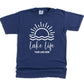 Wavy Sunrise Design - Apparel - Classic Coast Color Palette