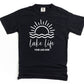 Wavy Sunrise Design - Apparel - Classic Coast Color Palette