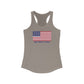 Pontoon Girl - Classic Flag - Red White and Toon Racerback Tank - TWO SIDED