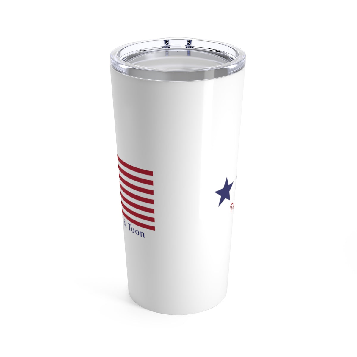 Pontoon Girl - Classic Flag Tumbler - Red White and Toon