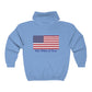 Full Zip Hoodie - Classic Flag - Red White and Toon