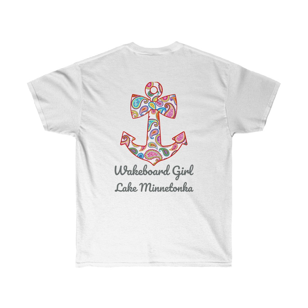 Sweet Anchor - Wakeboard Girl - Lake Minnetonka - Unisex Ultra Cotton Tee