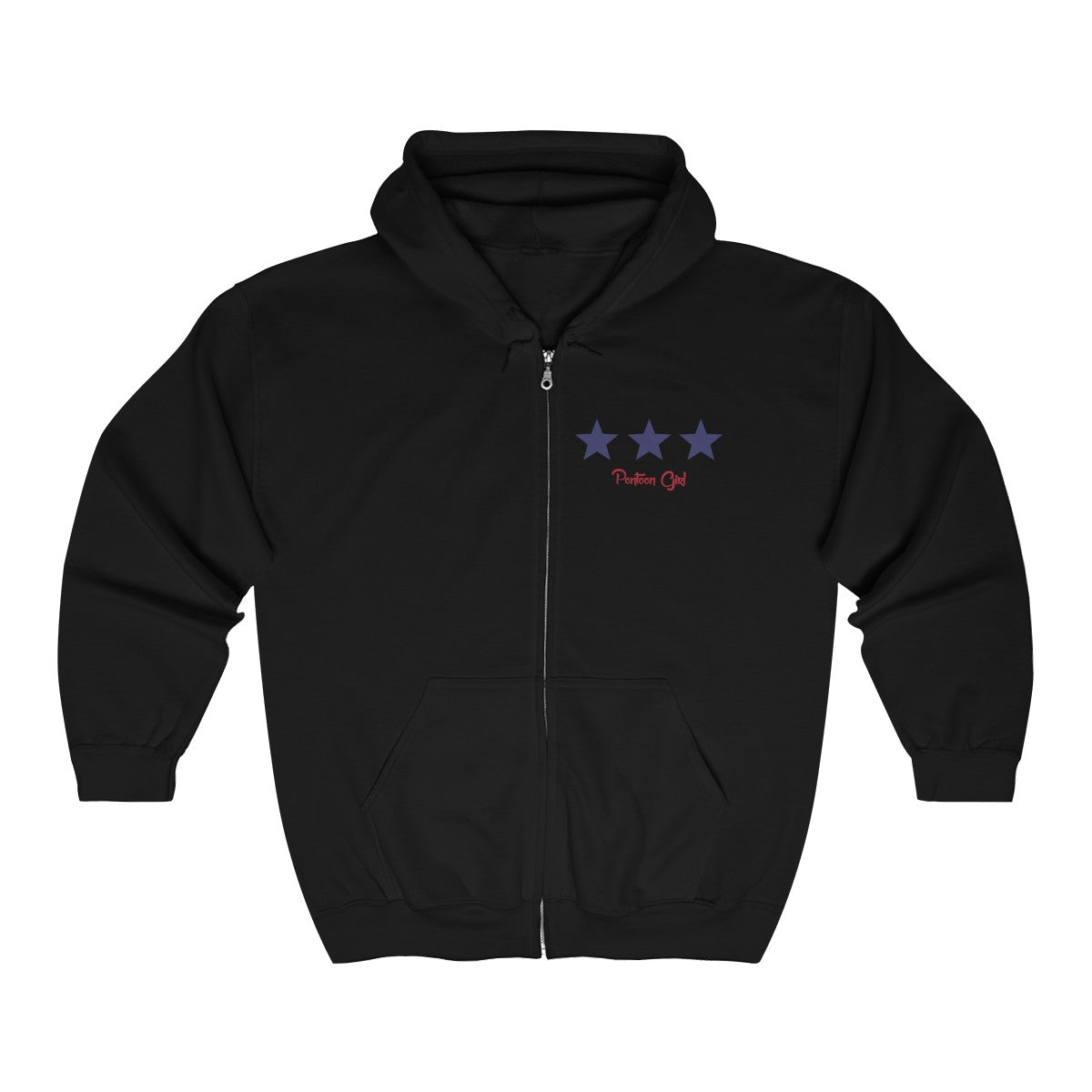 Full Zip Hoodie - Classic Flag - Red White and Toon