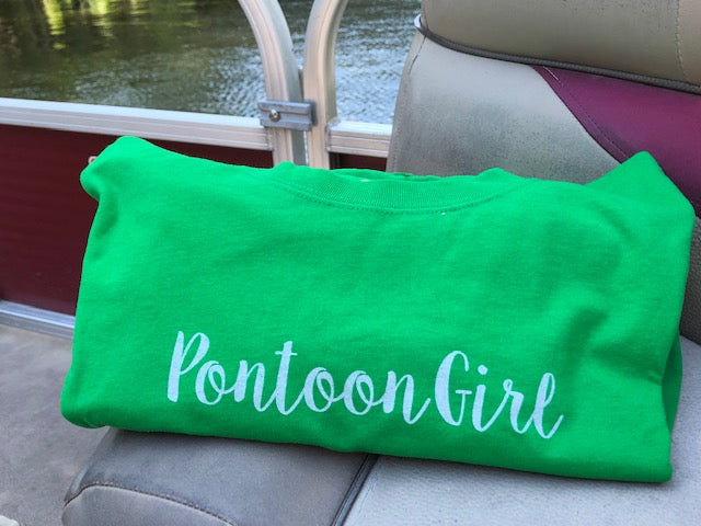 Pontoon Girl Shirt - Classic Wave