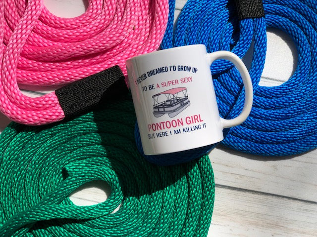 Killing it as the Super Sexy Pontoon Girl Mug