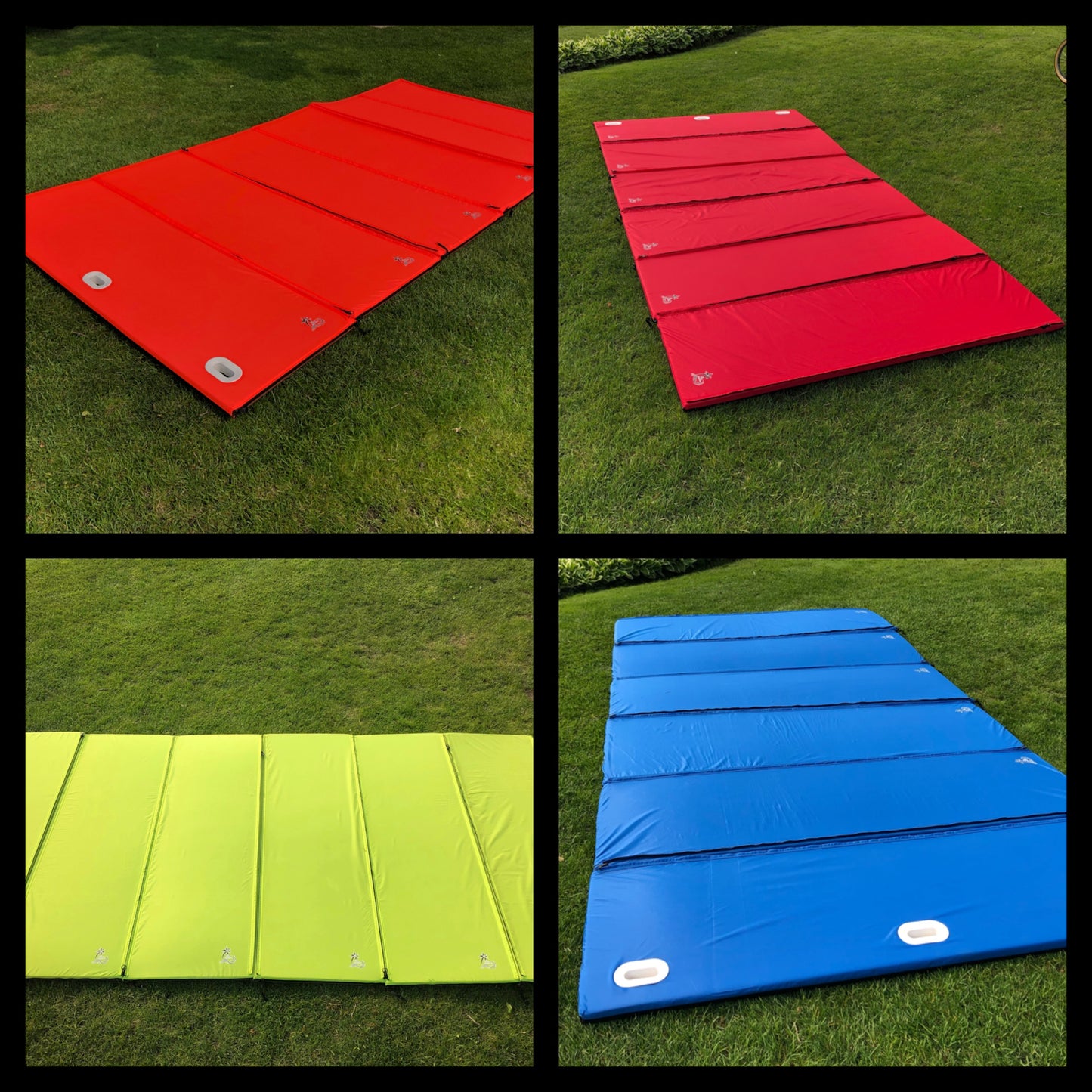 Aqua Water Mats - folding water pad that zips and folds into small space - easy to carry!